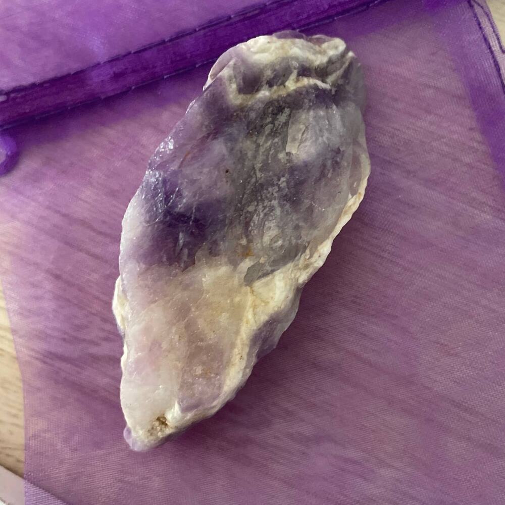 Dream Amethyst Rough Tumble Crystal - #2
